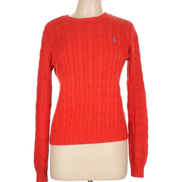 Ralph Lauren Cable Knit Cotton Sweater - Picture 1 of 3